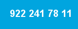 922 241 78 11 922 241 78 11